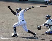 　５回、適時打を放つマルテ（代表撮影）