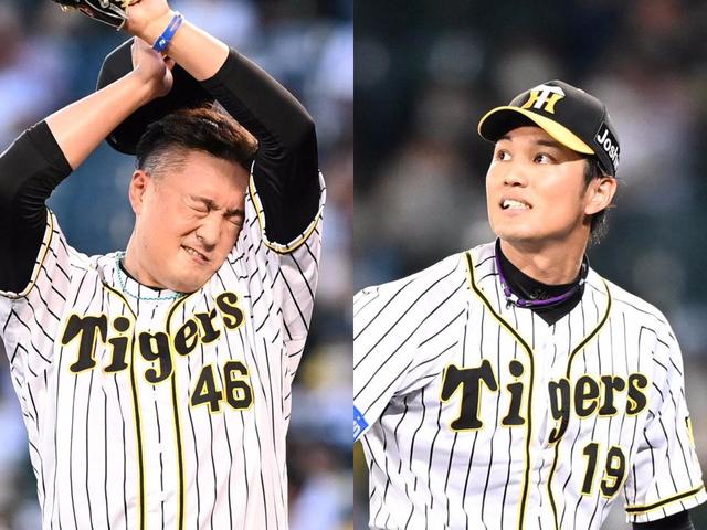 阪神 秋山2回KO、藤浪粘投も五回悪夢 ともに被弾3失点、執念ドローも笑顔なし