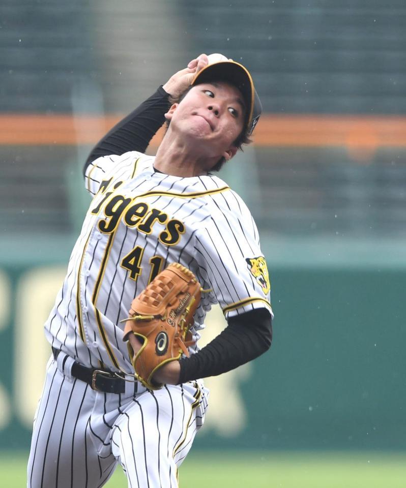 　力投する村上（撮影・北村雅宏）