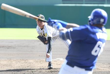 　２回、ビシエドを遊ゴロに打ち取る先発の高橋（撮影・田中太一）