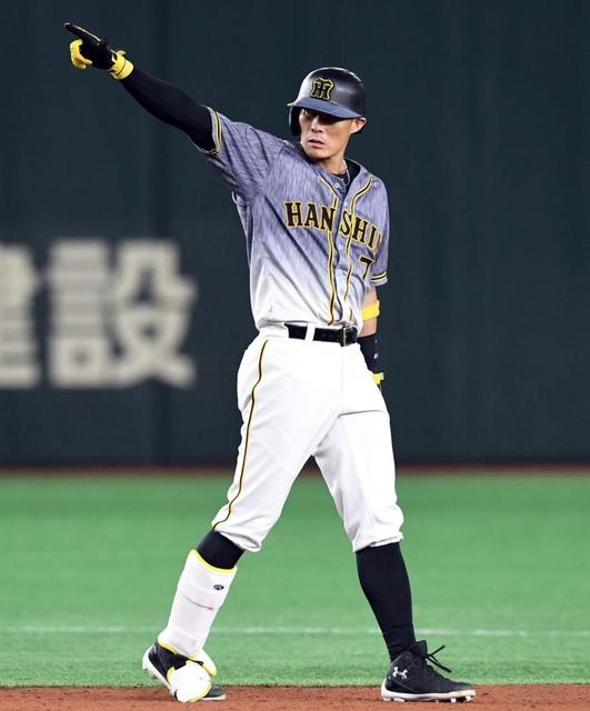 阪神タイガースユニホーム　糸井嘉男 阪神・糸井が満塁機で走者一掃タイムリー二塁打 5試合ぶりスタメンで