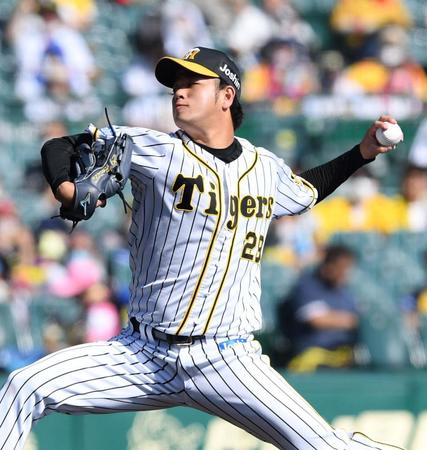 　先発し、投げ込む高橋（撮影・田中太一）