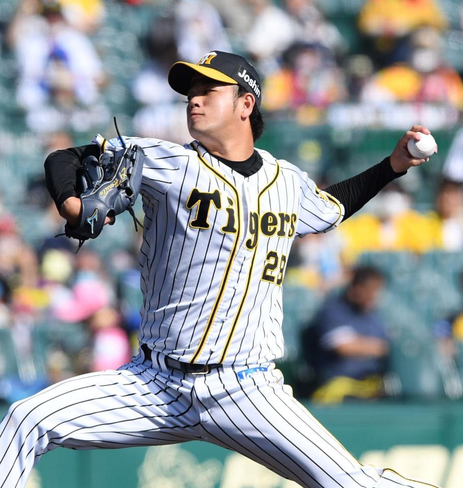 　先発し、投げ込む高橋（撮影・田中太一）