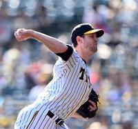 　先発し力投するガンケル（撮影・山口登）