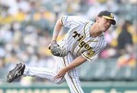 ２番手で力投する伊藤将（撮影・金田祐二）