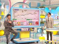 　ＡＢＣテレビ「おはよう朝日です」に出演した矢野監督（左）＝球団提供
