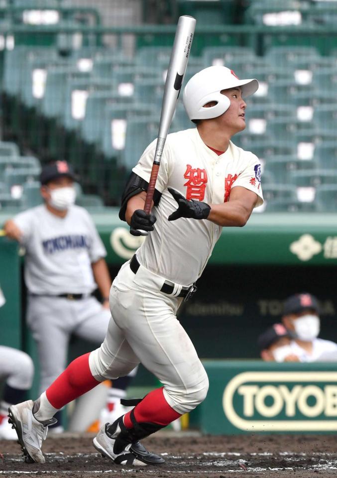 　阪神からドラフト４位指名を受けた智弁学園・前川