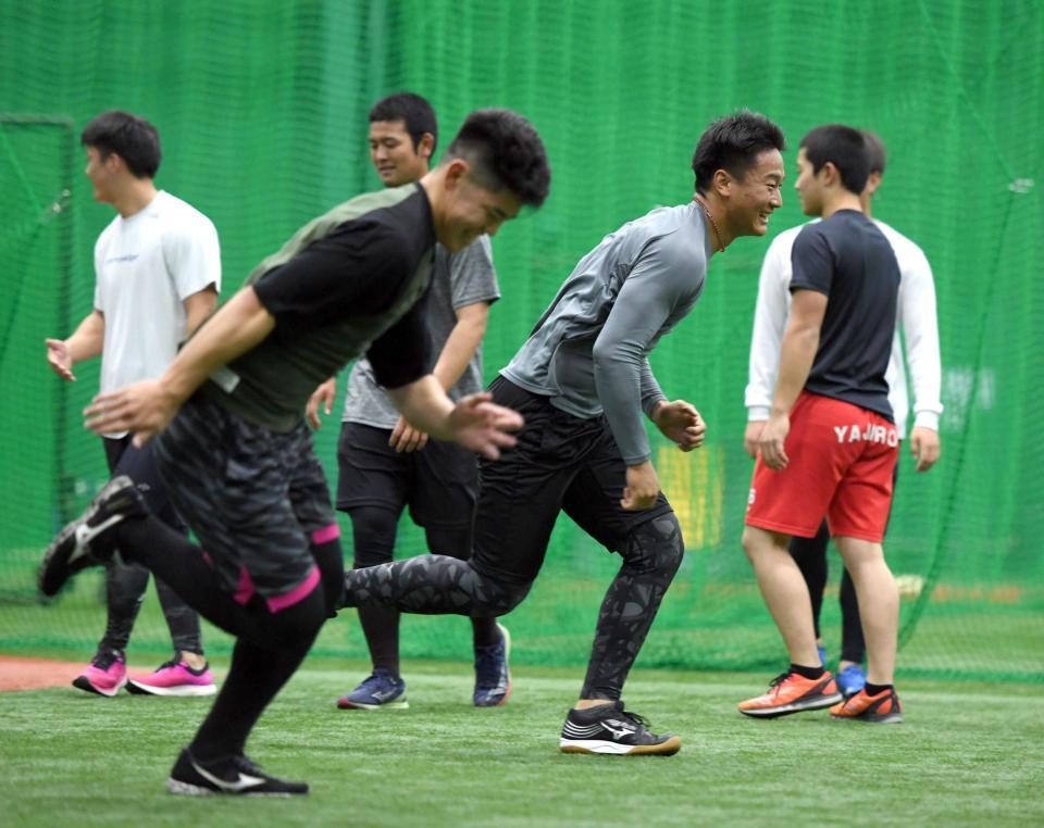 　ダッシュをする森木