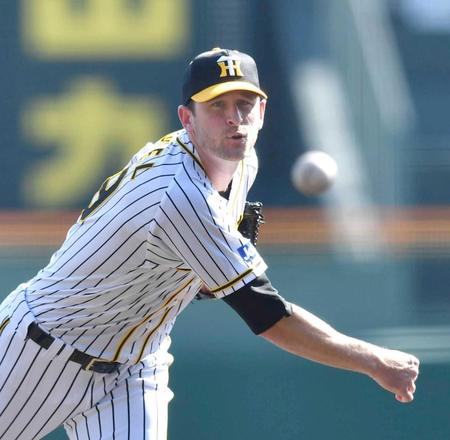 　阪神と契約したガンケル