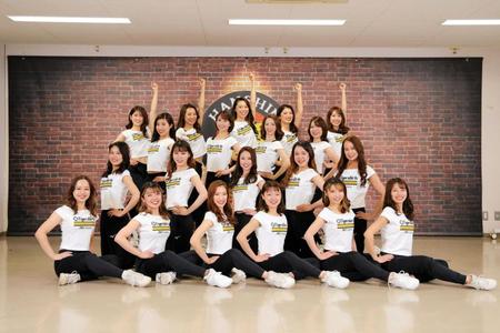 発表されたＴｉｇｅｒｓＧｉｒｌｓメンバー（提供写真）