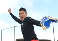 　気合いに満ちた表情を見せる中川（撮影・飯室逸平）