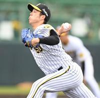 　先発し力投する青柳（撮影・山口登）