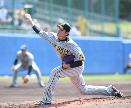 　２回を無失点に抑えた藤浪（撮影・棚橋慶太）