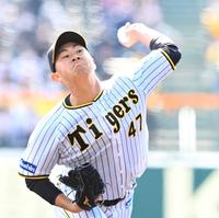 楽天打線相手に力投する先発の桐敷（撮影・飯室逸平）