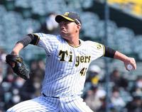 楽天打線を相手に投げ込む桐敷