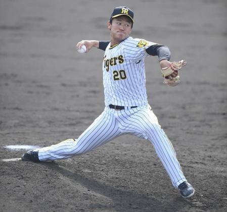 　１回を１安打無失点だった森木（撮影・石井剣太郎）