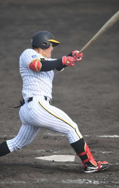 阪神・ドラ４前川 志願４番で３安打２打点 平田２軍監督は大絶賛