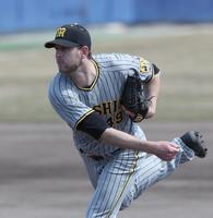 　先発し中日打線相手に力投するガンケル
