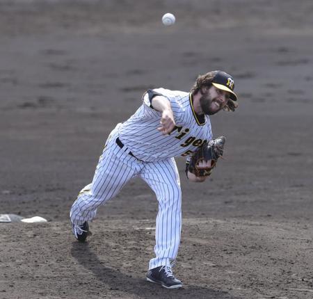 　ソフトバンク戦に登板したウィルカーソン