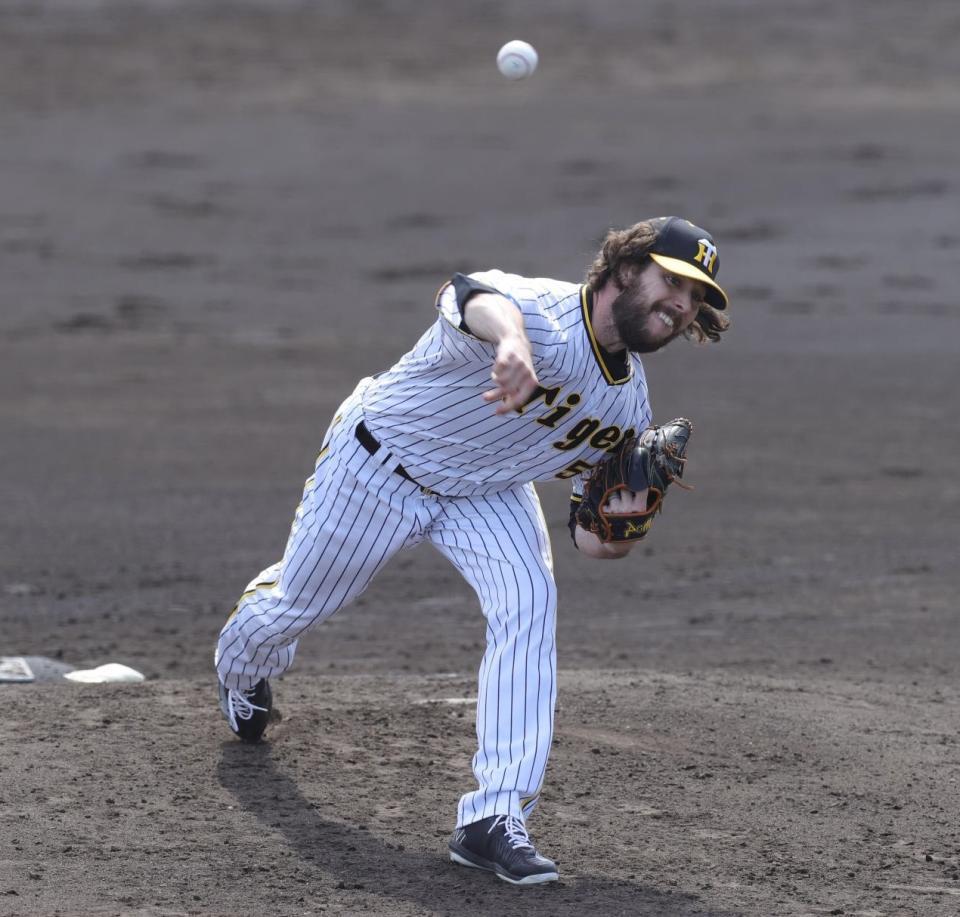 　ソフトバンク戦に登板したウィルカーソン