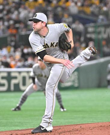 巨人戦に先発したガンケル（撮影・堀内翔）