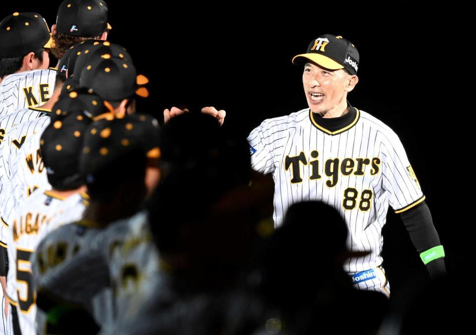 　藤原オーナーからゲキを飛ばされた矢野監督