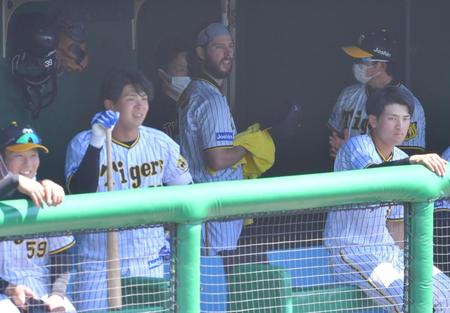 　１イニングを投げ無失点と順調な仕上がりをみせた阪神・ウィルカーソン（撮影・神子素慎一）