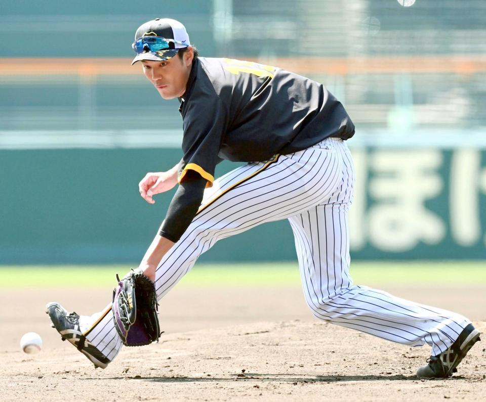 　ノックを受ける藤浪