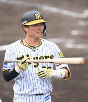 　試合途中からＤＨで出場した北條（撮影・山口登）