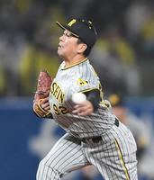 　６回、無失点に抑えた渡辺（撮影・金田祐二）
