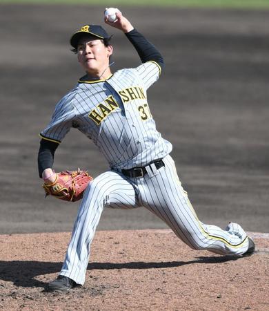 　力投する及川（撮影・石井剣太郎）