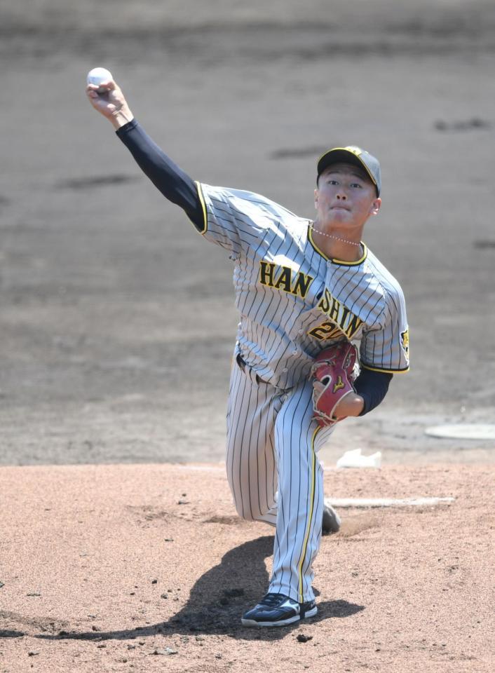 　先発し力投する森木（撮影・石井剣太郎）