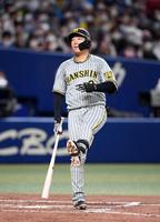 　５回、大山は空振り三振に倒れる（撮影・山口登）