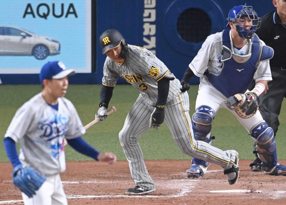 　４回、凡打に倒れる大山