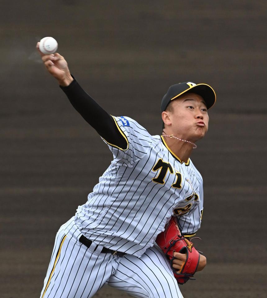 　力投する森木（撮影・山口登）