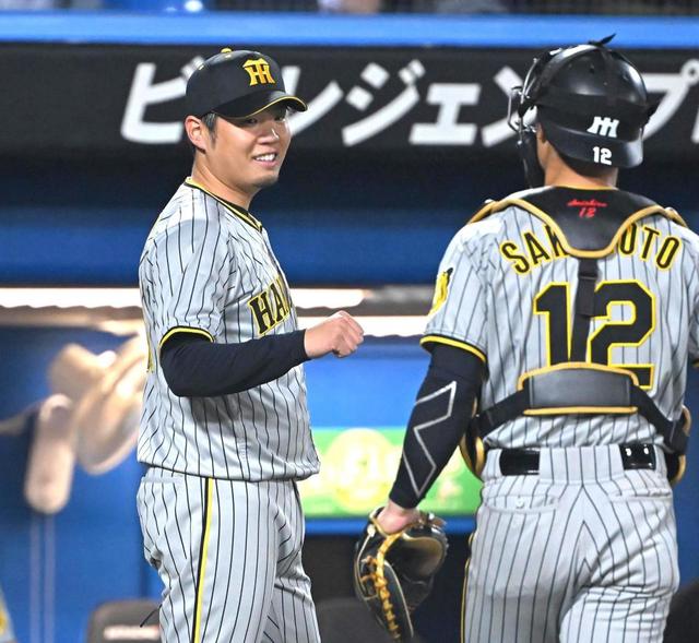 阪神・西勇は６回無失点の好投　足元を気にするアクシデント？も山田を気迫の併殺斬り