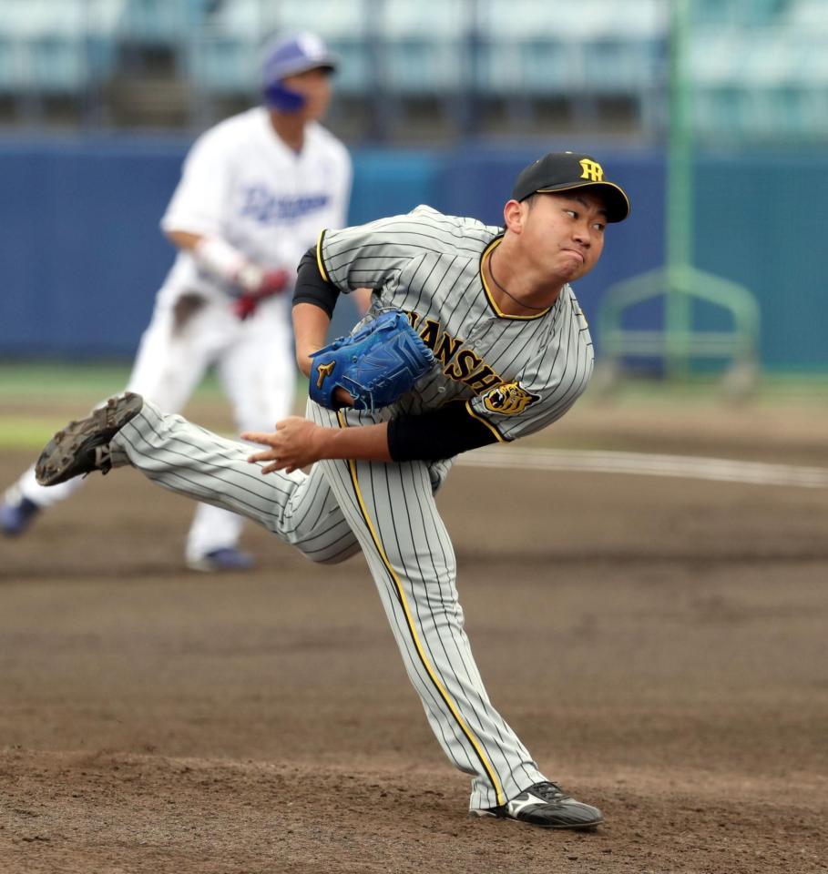 力投する先発の桐敷