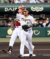 　１回、守備に就くマルテだが、２回に早々と交代した（撮影・山口登）