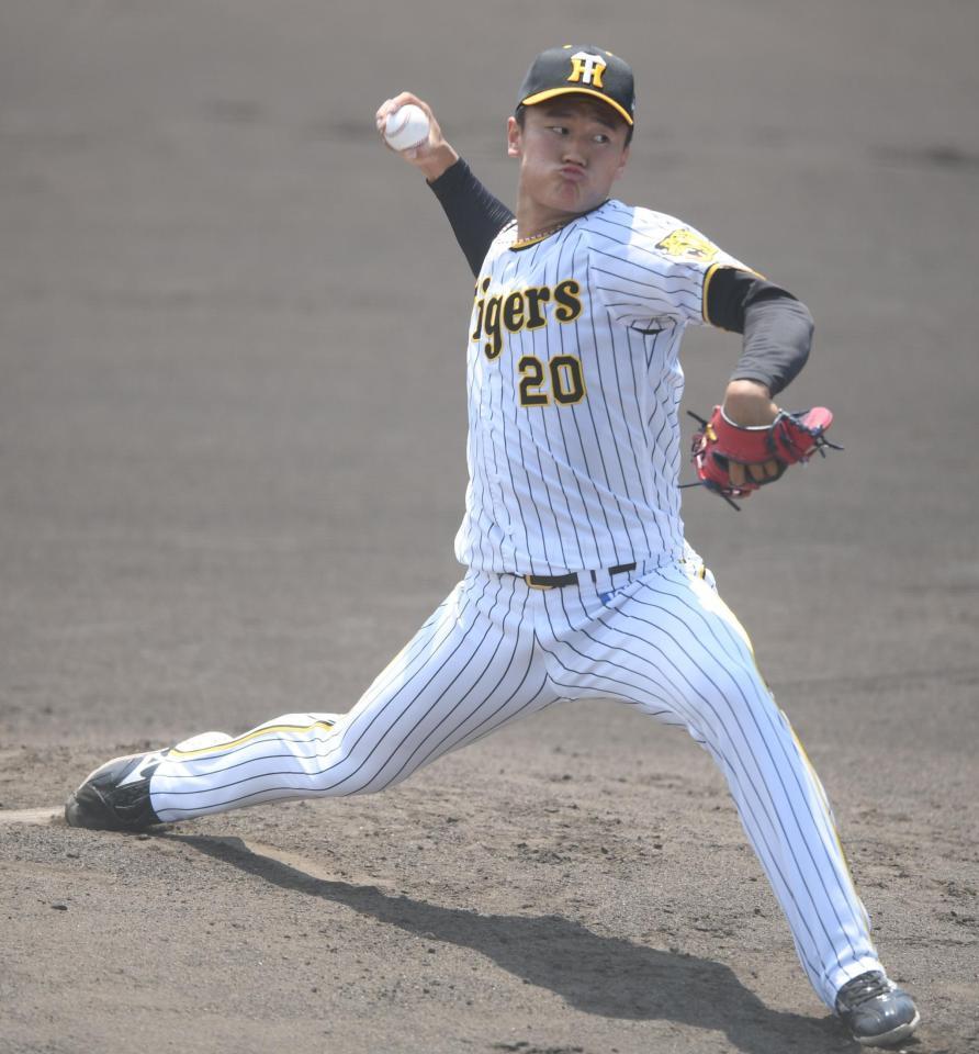 　先発し力投する森木（撮影・石井剣太郎）