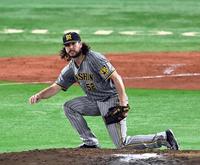 　３回、ウィルカーソンはグラシアルに適時打を許す（撮影・山口登）