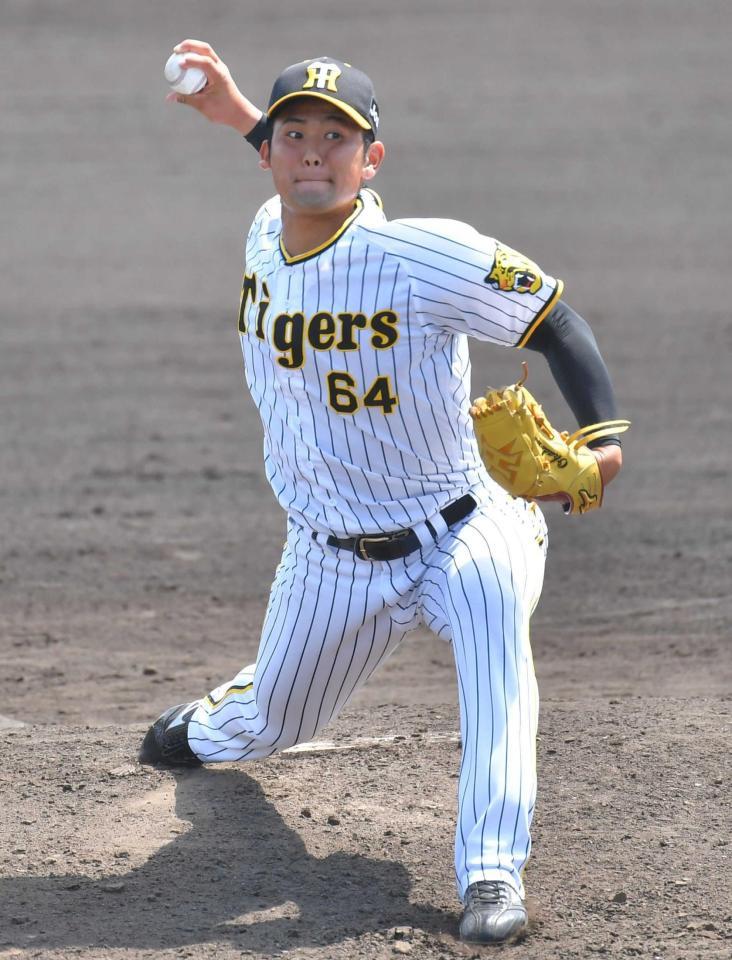 　２６日のウエスタンリーグ・広島戦で好投した岡留