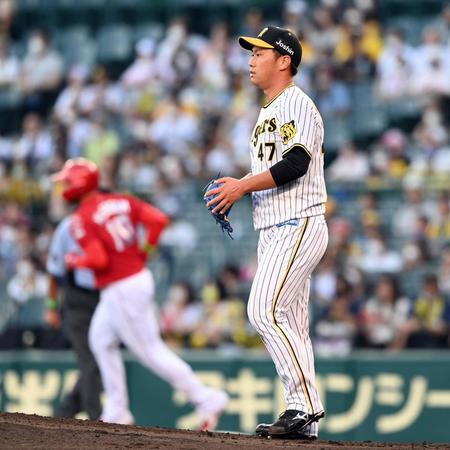 　２回、桐敷はマクブルームに先制ソロを許す（撮影・山口登）