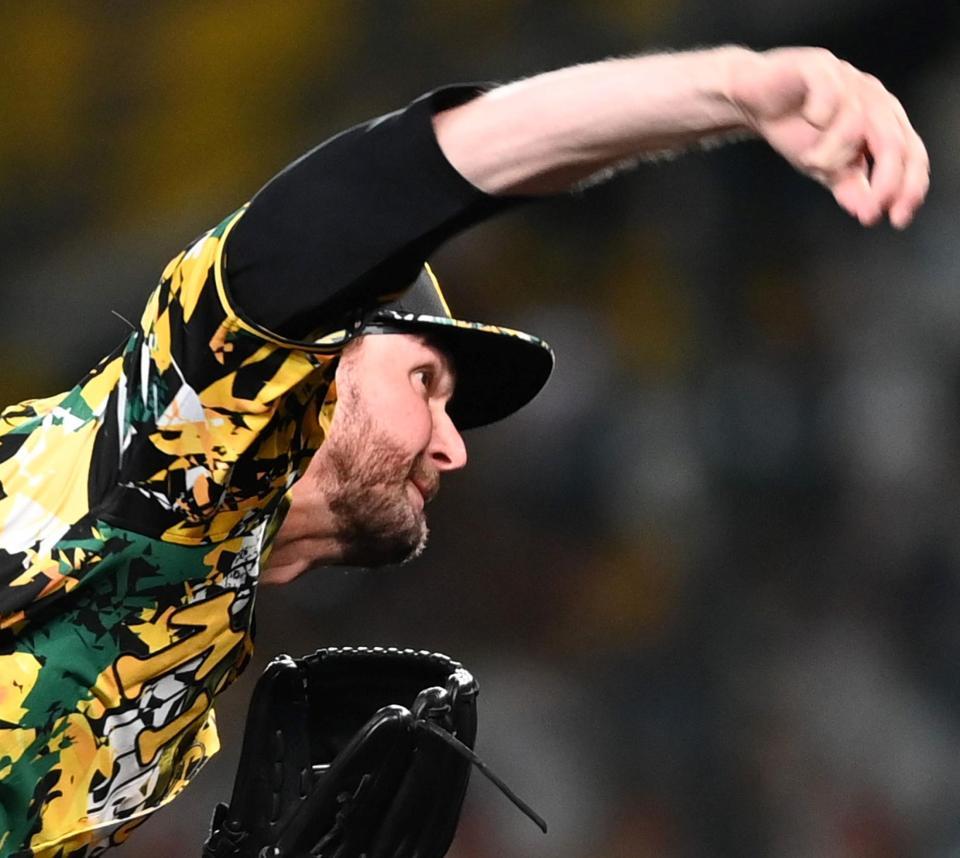 最後を締めたケラー（撮影・田中太一）