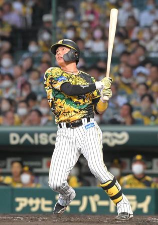 　２回、逆転２ランを放つ北條（撮影・高部洋祐）