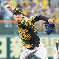 　中日打線をねじ伏せる青柳（撮影・高部洋祐）