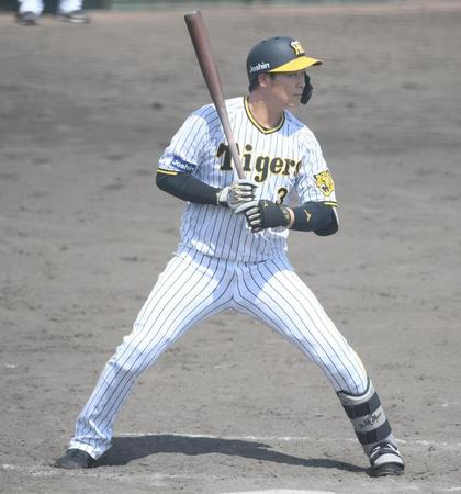 ４回、見逃し三振に倒れた大山（撮影・石井剣太郎）