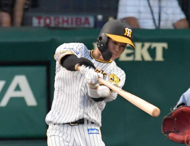 阪神・中野　初回先頭打で先制点お膳立て　近本と最多安打争うリーグ２位１１１本