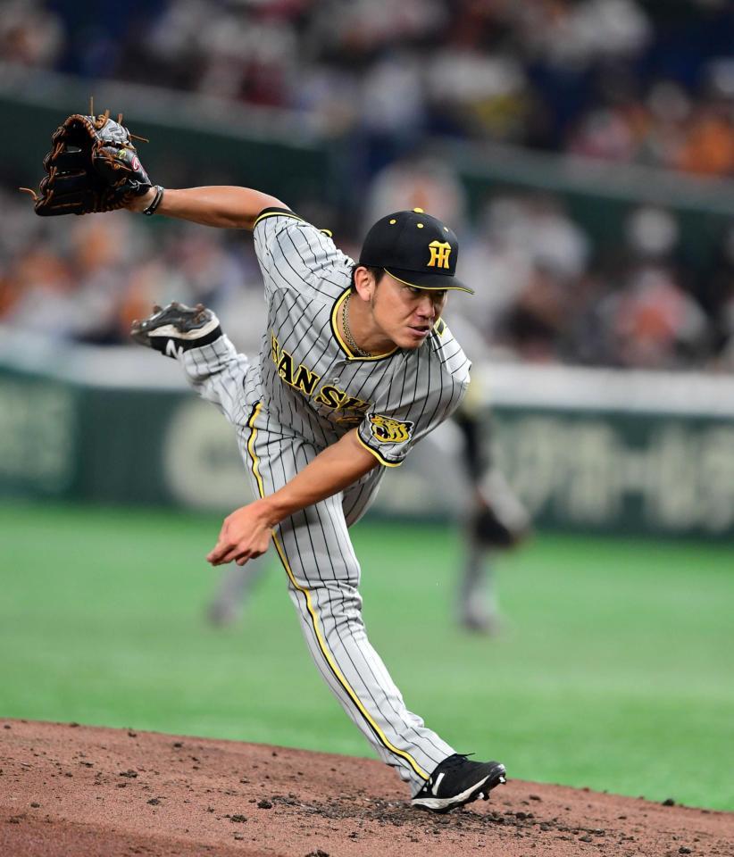 　粘りのピッチングで巨人戦３連勝となった伊藤将（撮影・山口登）