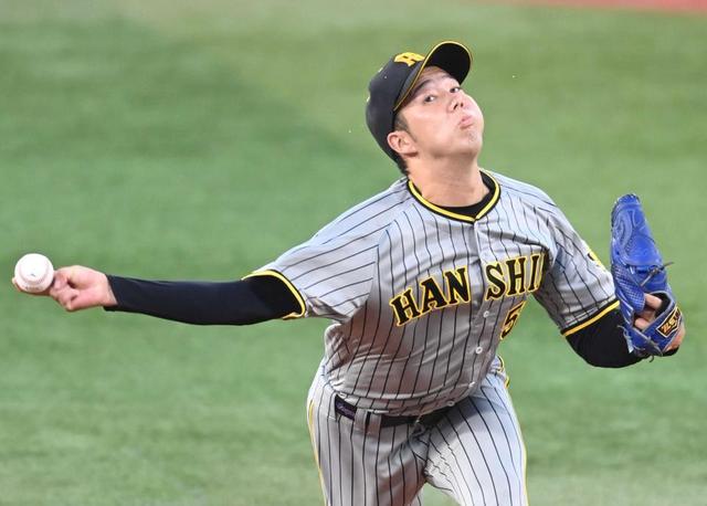阪神・青柳 10連勝お預け 球数かさみ6回2失点降板も粘ったエースの意地