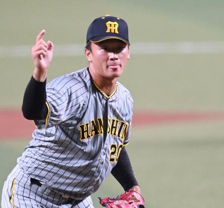 　力投する森木（28日）